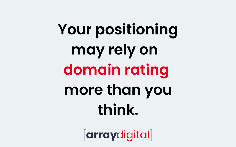 Domain rating quote
