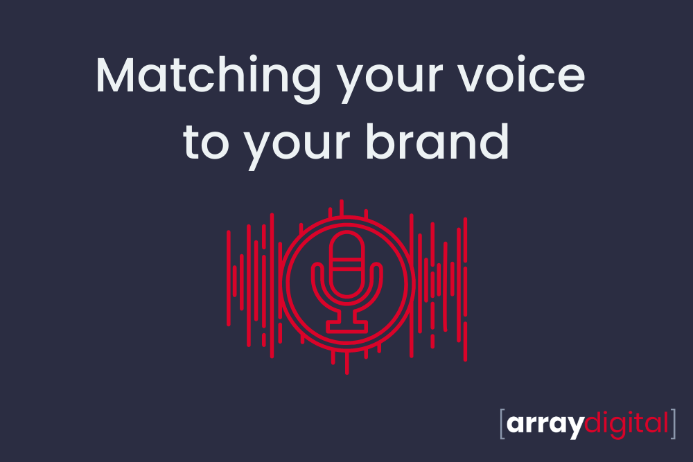 Matching your voice to your brand graphic